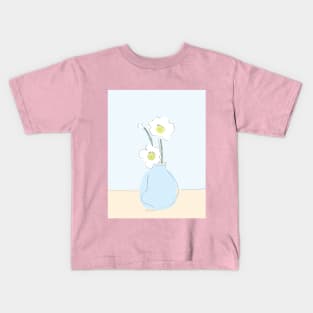 flowers in vase Kids T-Shirt